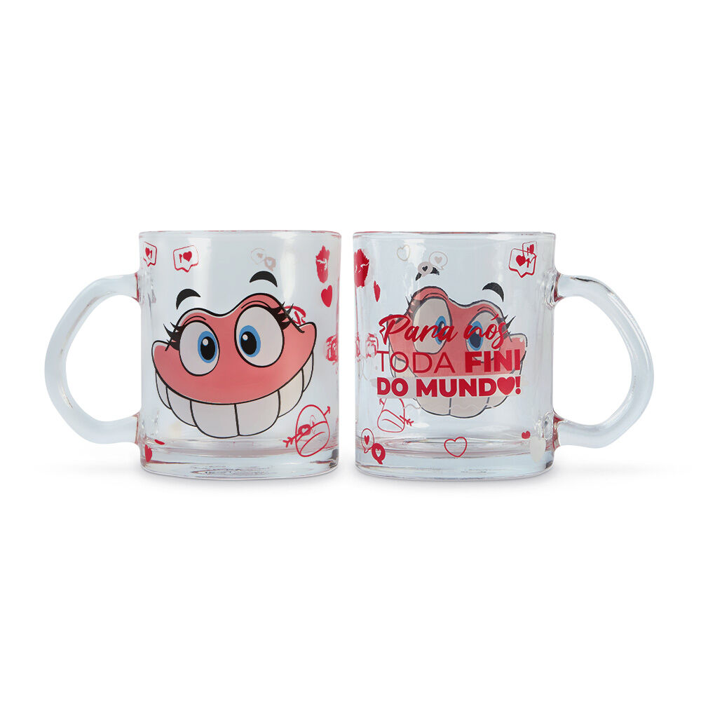 Caneca de vidro Dentadura Fini